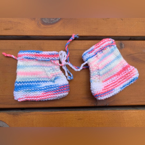 BEAUTIFUL Hand Knit Cardigan Sz 3-6M - Picture 6 of 9